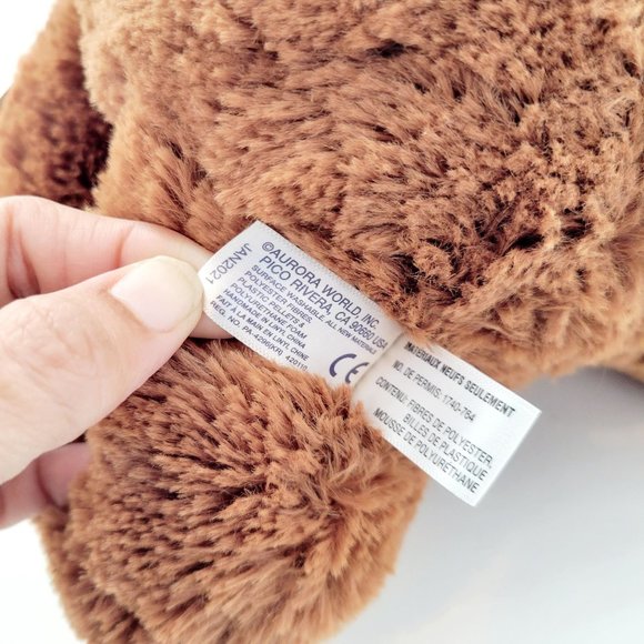 Aurora Get Well Bear Brown Teddy Bear Plush with Ice Pack and Bandaid NEW 2021 - Picture 7 of 10